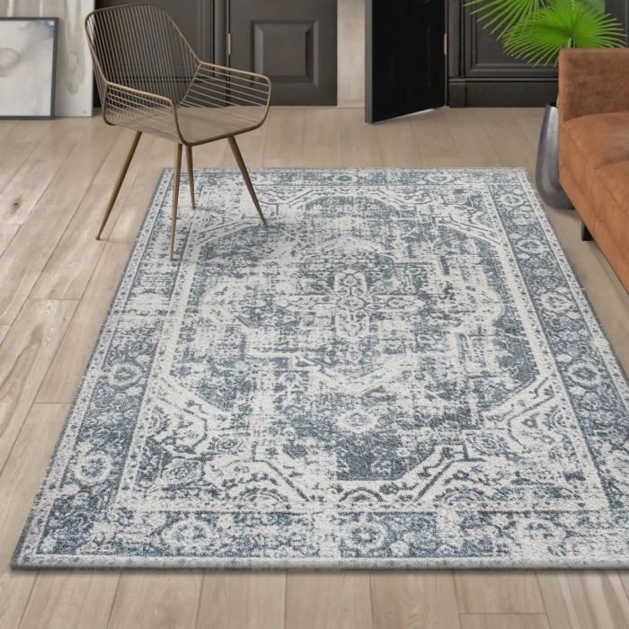Jonathan Y WASHABLE Cream WSH316B 5ft.3in. X 7ft.7in. Rect. Rug