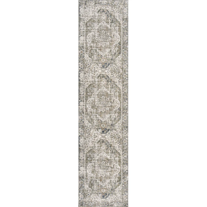 Jonathan Y WASHABLE Blue WSH317A 2ft. X 7ft.-10in. Rect. Rug