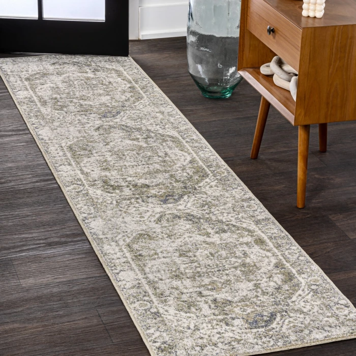 Jonathan Y WASHABLE Blue WSH317A 2ft. X 7ft.-10in. Rect. Rug