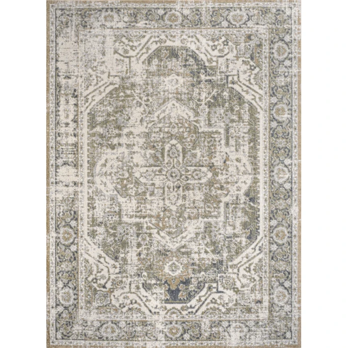 Jonathan Y WASHABLE Green WSH316C 5ft.3in. X 7ft.7in. Rect. Rug