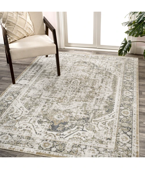 Jonathan Y WASHABLE Green WSH316C 2ft.-11in. X 4ft.-11in. Rect. Rug