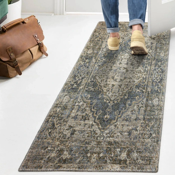 Jonathan Y WASHABLE Gray WSH317B 2ft. X 7ft.-10in. Rect. Rug