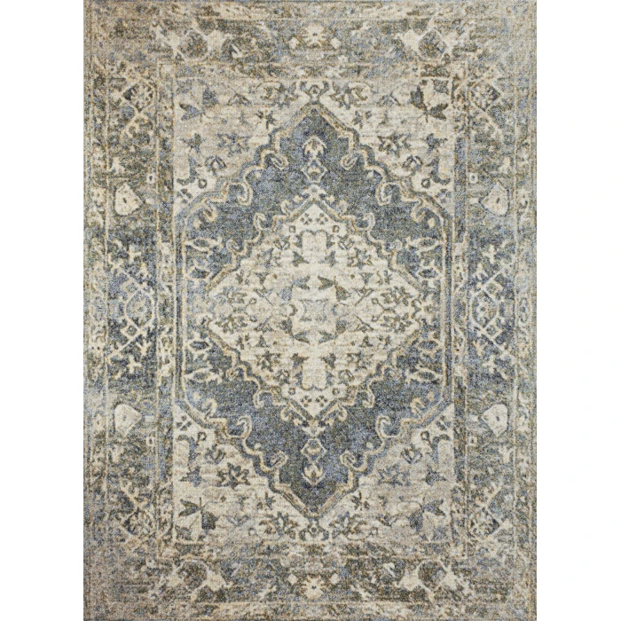 Jonathan Y WASHABLE Blue WSH317A 4ft. X 6ft. Rect. Rug