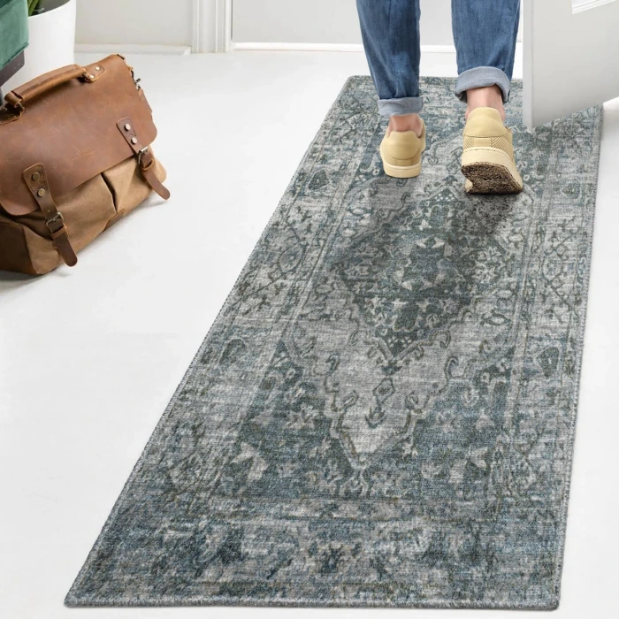 Jonathan Y WASHABLE Cream WSH318A 2ft. X 7ft.-10in. Rect. Rug