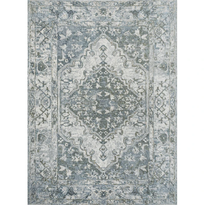 Jonathan Y WASHABLE Gray WSH317B 5ft.3in. X 7ft.7in. Rect. Rug