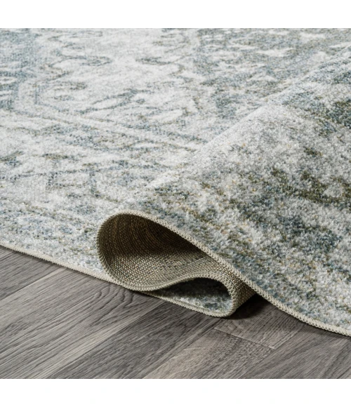 Jonathan Y WASHABLE Gray WSH317B 5ft.3in. X 7ft.7in. Rect. Rug