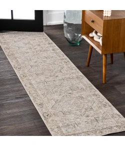 Jonathan Y WASHABLE Gray WSH319B 2ft. X 7ft.-10in. Rect. Rug