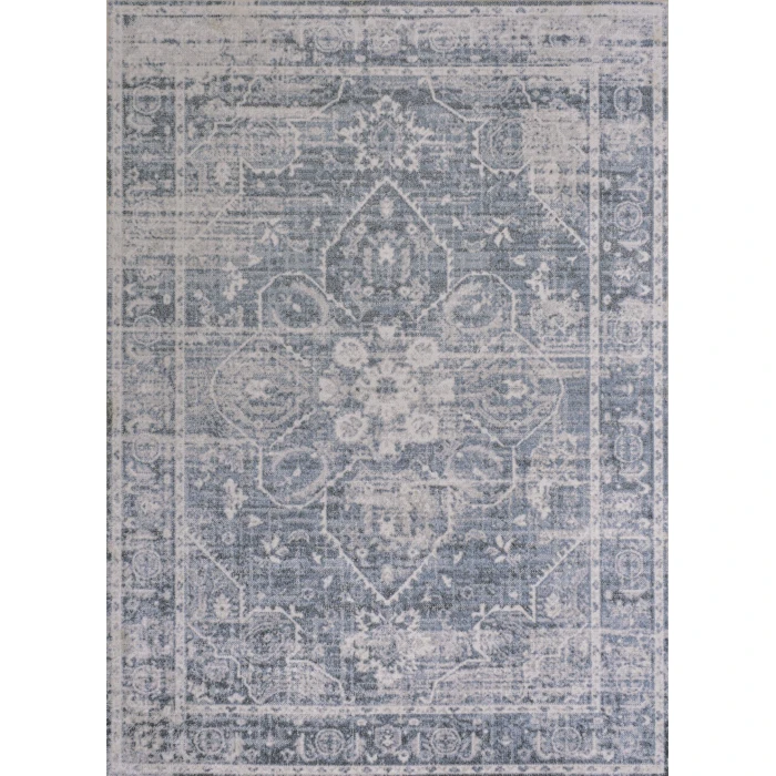 Jonathan Y WASHABLE Blue WSH319A 5ft.3in. X 7ft.7in. Rect. Rug