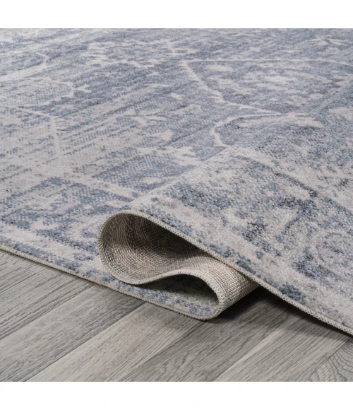 Jonathan Y WASHABLE Blue WSH319A 4ft. X 6ft. Rect. Rug