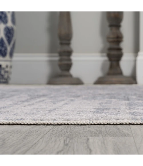 Jonathan Y WASHABLE Blue WSH319A 4ft. X 6ft. Rect. Rug