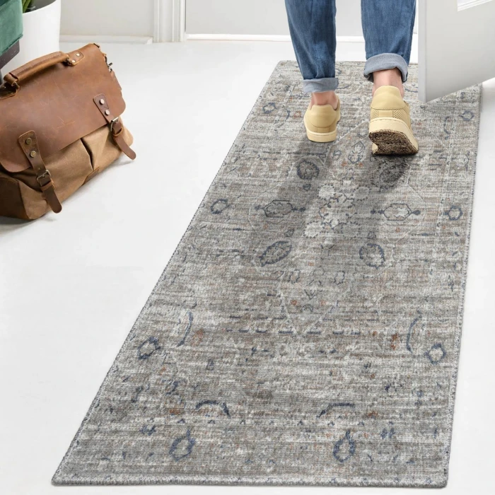 Jonathan Y WASHABLE Cream WSH320A 2ft. X 7ft.-10in. Rect. Rug