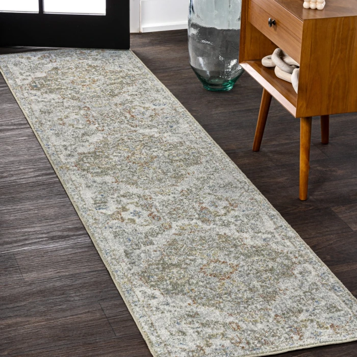 Jonathan Y WASHABLE Cream WSH320B 2ft. X 7ft.-10in. Rect. Rug