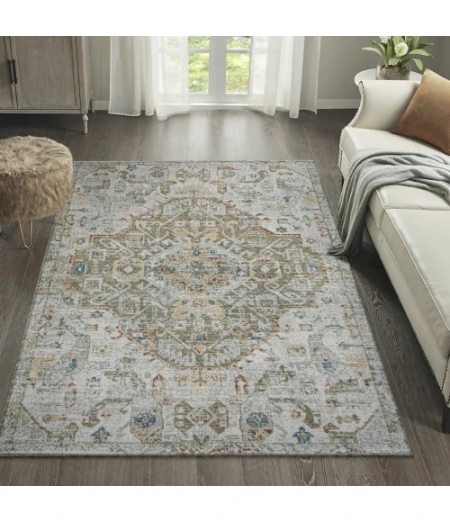 Jonathan Y WASHABLE Cream WSH320A 4ft. X 6ft. Rect. Rug