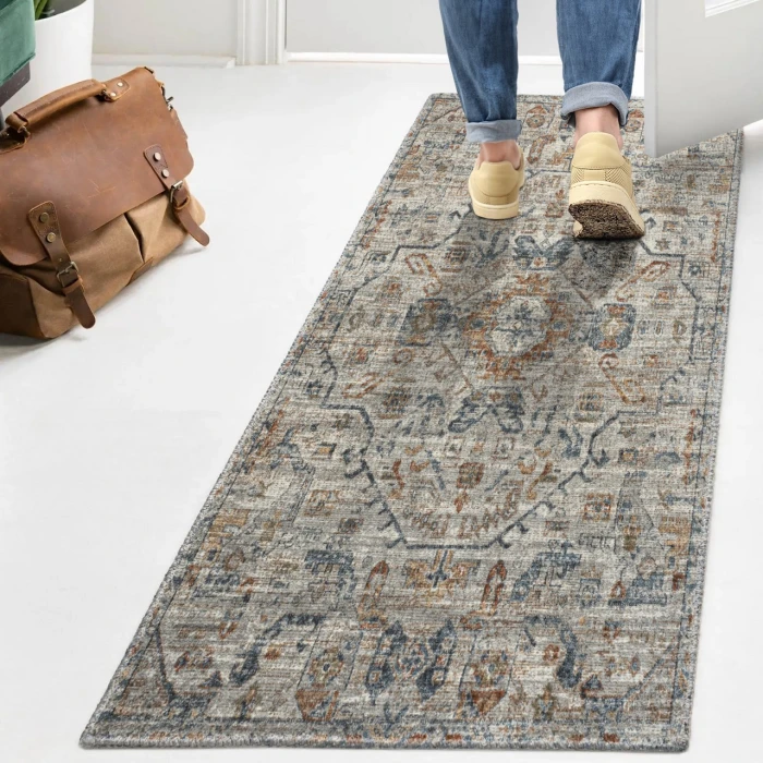 Jonathan Y WASHABLE Cream WSH320C 2ft. X 7ft.-10in. Rect. Rug