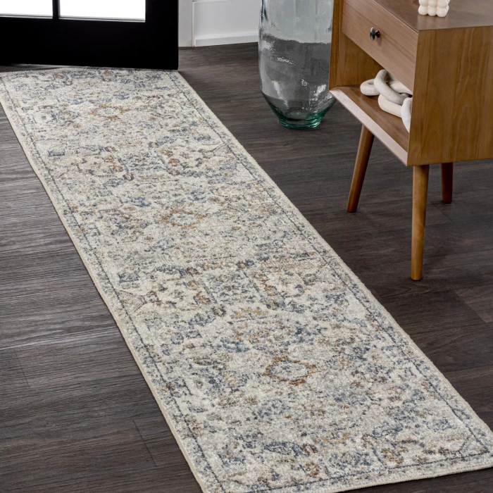 Jonathan Y WASHABLE Cream WSH320C 2ft. X 7ft.-10in. Rect. Rug