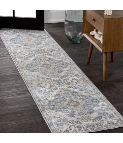Jonathan Y WASHABLE Gray WSH321A 2ft. X 7ft.-10in. Rect. Rug