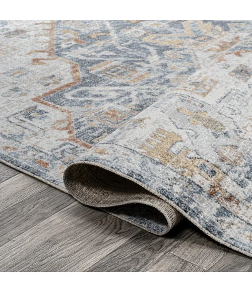 Jonathan Y WASHABLE Blue MOH201B 7ft.-10in. X 10ft. Rect. Rug