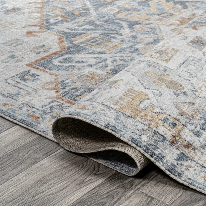 Jonathan Y WASHABLE Cream WSH320C 5ft.3in. X 7ft.7in. Rect. Rug