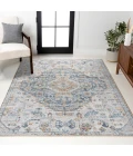 Jonathan Y WASHABLE Blue MOH201B 7ft.-10in. X 10ft. Rect. Rug