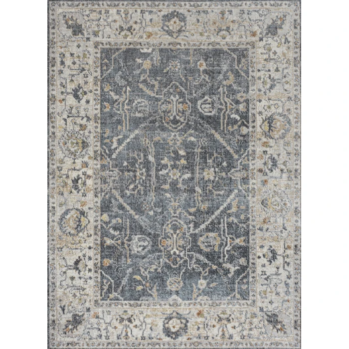 Jonathan Y WASHABLE Gray WSH321A 5ft.3in. X 7ft.7in. Rect. Rug