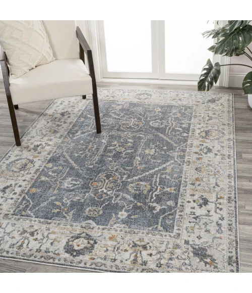 Jonathan Y WASHABLE Gray WSH321B 7ft.-10in. X 10ft. Rect. Rug