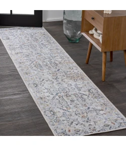 Jonathan Y WASHABLE White WSH400A 2ft. X 7ft.-10in. Rect. Rug