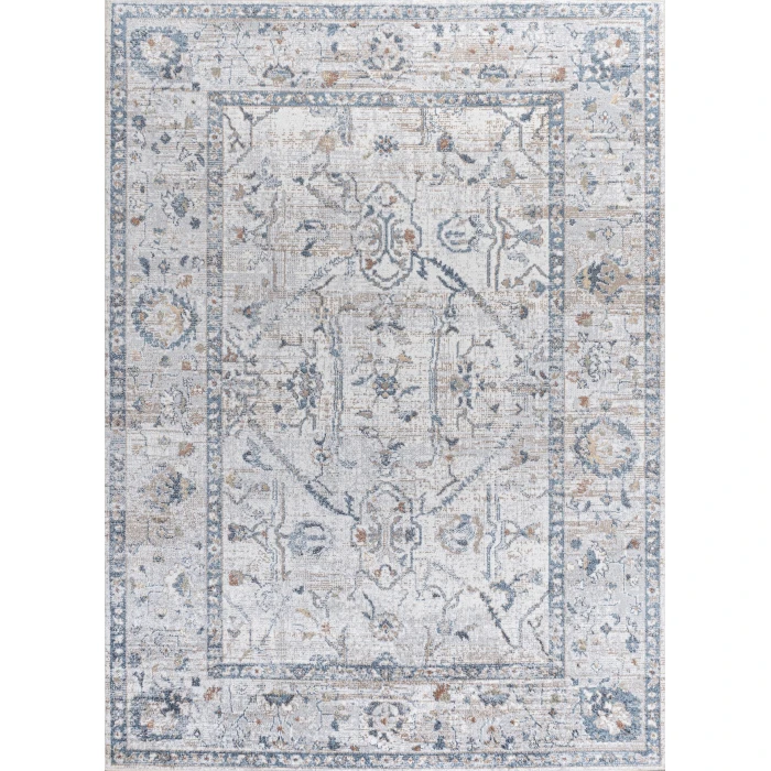 Jonathan Y WASHABLE Gray WSH321B 4ft. X 6ft. Rect. Rug