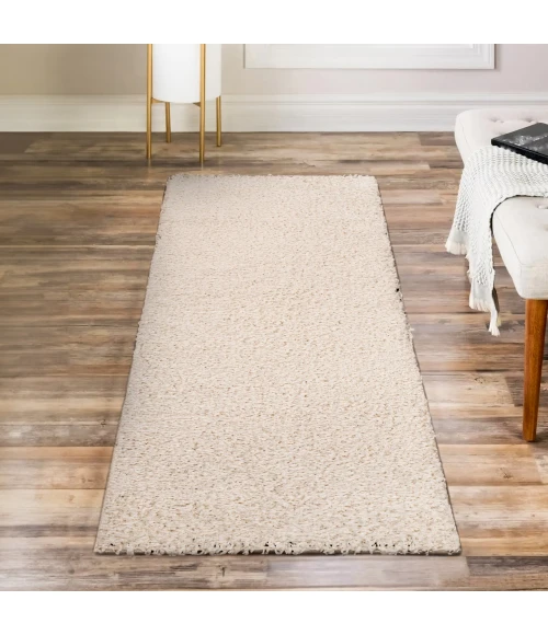 Jonathan Y WASHABLE White WSH400A 2ft. X 7ft.-10in. Rect. Rug