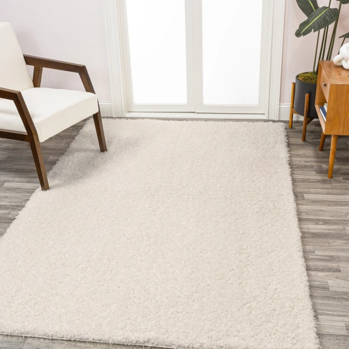 Jonathan Y WASHABLE White WSH400A 4ft. X 6ft. Rect. Rug