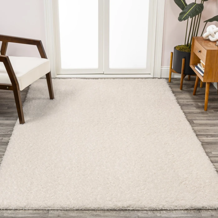 Jonathan Y WASHABLE White WSH400A 4ft. X 6ft. Rect. Rug