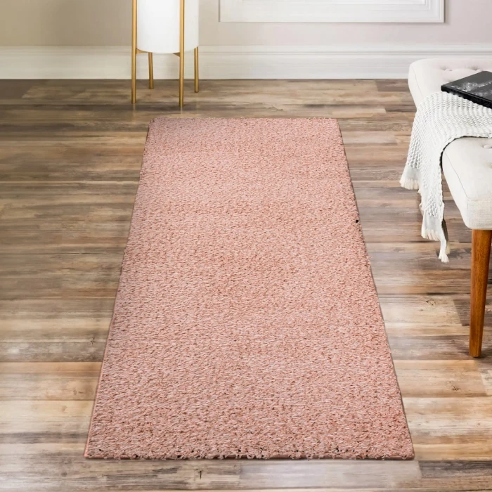 Jonathan Y WASHABLE Pink WSH400B 2ft. X 7ft.-10in. Rect. Rug
