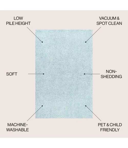 Jonathan Y WASHABLE Yellow WSH400F 7ft.-10in. X 10ft. Rect. Rug