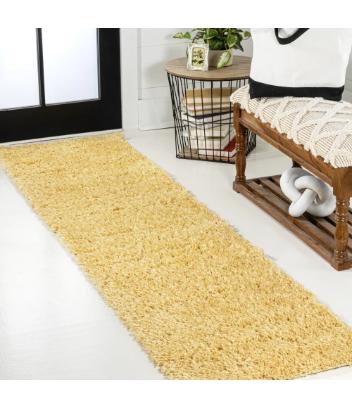Jonathan Y WASHABLE Yellow WSH400F 2ft. X 7ft.-10in. Rect. Rug