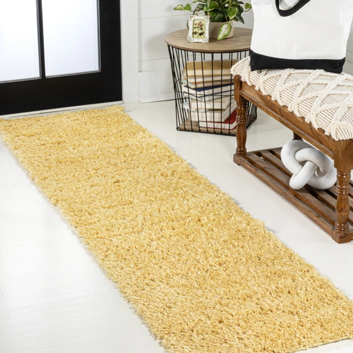 Jonathan Y WASHABLE Yellow WSH400F 2ft. X 7ft.-10in. Rect. Rug