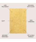 Jonathan Y WASHABLE Yellow WSH400F 2ft.-11in. X 4ft.-11in. Rect. Rug