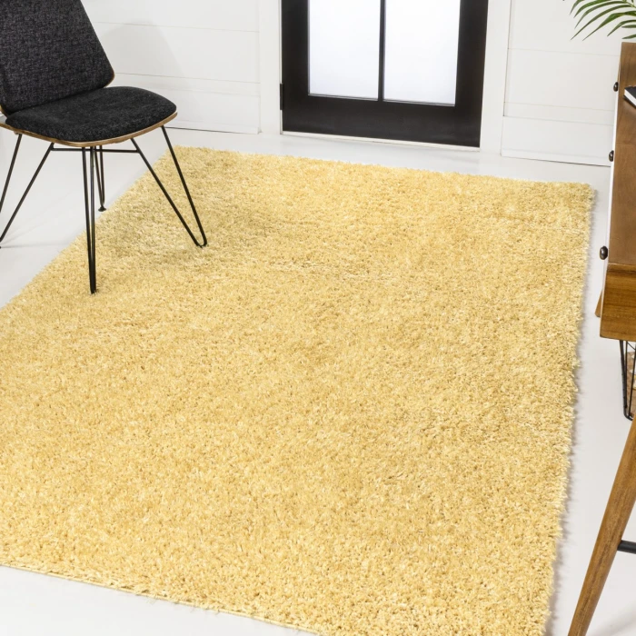 Jonathan Y WASHABLE Yellow WSH400F 4ft. X 6ft. Rect. Rug
