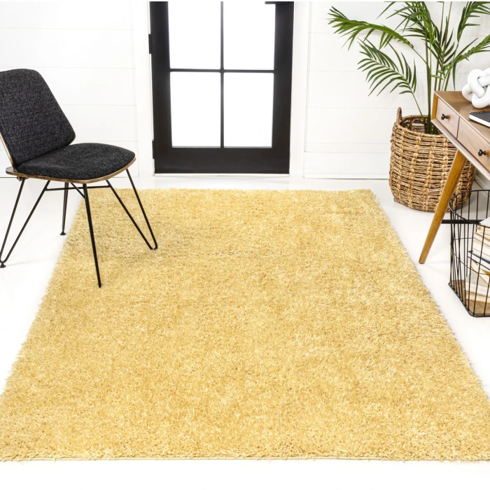 Jonathan Y WASHABLE Yellow WSH400F 4ft. X 6ft. Rect. Rug