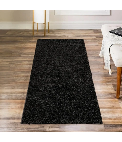 Jonathan Y WASHABLE Black WSH400I 2ft. X 7ft.-10in. Rect. Rug