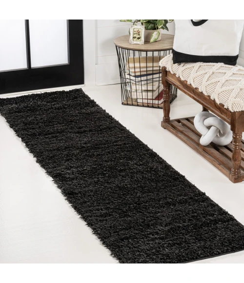 Jonathan Y WASHABLE Black WSH400I 2ft. X 7ft.-10in. Rect. Rug