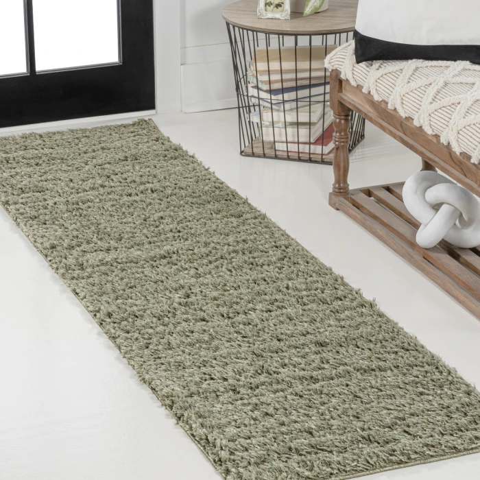 Jonathan Y WASHABLE Green WSH400J 2ft. X 7ft.-10in. Rect. Rug