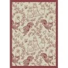 Joy Carpets Kaleidoscope Rose Feathers & Fur 3ft. 10in. x 5ft. 4in. Rect. Rug