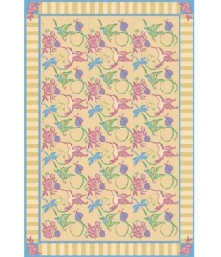 Joy Carpets Kaleidoscope Gold Flights of Fantasy 3ft. 10in. x 5ft. 4in. Rect. Rug