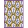 Joy Carpets Kaleidoscope Gold Ribbons and Bows 7ft. 8in. x 10ft. 9in. Rect. Rug
