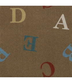 Joy Carpets Playful Patterns Antique Love Letters 10ft.9in. x 13ft.2in. Rect. Rug