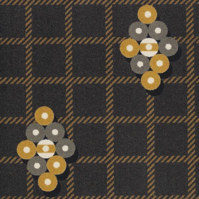 Joy Carpets Games People Play Charcoal Nine Ball 3ft.10in. x 5ft.4in. Rect. Rug