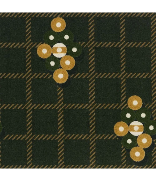 Joy Carpets Games People Play Green Nine Ball 3ft.10in. x 5ft.4in. Rect. Rug