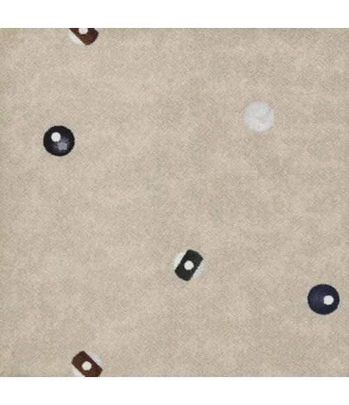 Joy Carpets Games People Play Beige Open Table 7ft.8in. x 10ft.9in. Rect. Rug