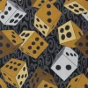 Joy Carpets Games People Play Charcoal Roll the Dice 5ft.4in. x 7ft.8in. Rect. Rug