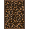 Joy Carpets Any Day Matinee Brown Acanthus 3ft.10in. x 5ft.4in. Rect. Rug