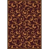 Joy Carpets Any Day Matinee Burgundy Acanthus 3ft.10in. x 5ft.4in. Rect. Rug